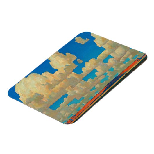 Cloud World by Maynard Dixon マグネット (左側)