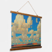 Cloud World by Maynard Dixon 吊り下げ型タペストリー (傾斜あり)