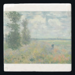 Cloude MonetのArgenteuil近くのポピー畑 ストーンコースター<br><div class="desc">オスカー・クロード・モネˈト(UK: /ɒmnegradod,  US: /molodˈ,  mnavor: [kmnnname] 14月1840 - 5 1926年12月14日)は印象派の創始者であり、特に彼の自然として彼の鍵に見られるモダニズムのの原説ののののののののののののののののの画家をののをのである。 彼の長いキャリアの間に、彼は印象派の自然以前の自分の認識の哲学の最も一貫性と多産の開業医であっ表現た、特にプレインエア（屋外）の風景に適用され絵画た。[2] 「印象主義」という用語は、モネとその仲間がサロンの代替品として開始した1874年に展示された彼のインプレッション絵画の、純然たるレバントのタイトルに由来する。モネはノルマンディーのルアーブルで育ち、幼い頃からアウトドアやスケッチに興味を持つようになった。母親のルイーズ・ジュスティン・オーブレ・モネは画家の志を支持したが、父親のクロード・アドルフは失意し、ビジネスの道を歩むよう望んだ。彼は彼の母親と非常に近かったが、彼女は1857年1月に16歳で亡くなり、彼は彼の子供のいない妻を持ったが裕福な叔母マリー・ジャンヌ・レカドルと一緒に住むために送られた。アカデミー・スイスで勉強に進み、学歴の画家チャールズ・グレイの下でオーギュスト・ルノアールの同級生として活動した。初期の作品は風景や海の風景、ポートレートなどだが、ほとんど注目を集めなかった。鍵の初期の影響は、彼をプレインエアの概念に導入したユージェーヌ・ブダン絵画だった。1883年からモネは同じくフランス北部のジヴェルニーに住み、住宅や財産を購入し、睡蓮の池を含む広大な造園プロジェクトを開始した。モネの田舎を描くフランスのという野心は、光の移り変わりや季節の移り変わりを捉えるべく絵画、同じシーンを何度も作り出す手法を生み出した。その中で最高のは、彼の生涯の20年間にわたって絶え間なく彼を占領した彼のシリーズのヘイスタックス(1890-91)、ルーアン大聖堂の絵画(1894)、ギヴェルニーの彼の庭の睡蓮の絵画などが知られている。彼の生涯の間に頻繁に展示され、成功したモネの名声と人気は、彼が世界で最も有名な画家の一人となり、芸術家グループの急成長のためのインスピレーションの源となった20世紀後半に急上昇した。デュラン・ルーエルの以前のモネと同胞の支持が低下し始めると、モネ、ルノアール、ピサロ、シスレー、ポール・セザンヌ、エドガー・デガス、ベルテ・モリソトは独立して作品を発表し、その名の下でモネが形成の主要姿であった画家・彫刻家・彫刻家の無名会を開催した。[12インスパイア][12][15]やや年を取った同世代のピサロとエドゥアール・マネの[41] スタイルや運動との関連を避けるために選ばれたグループは、サロンからの独立と支配的な学問主義への拒絶の中で統一された。[12][42]モネはグループの最も有名な風景画家として評判を得た。[16] 1874年の第1回展では、モネがインプレッション、日の出、ランチョン、ブールバード・デ・カプシネスを展示した[43] 美術評論家のルイ・ラロイ書は、敵対的な評論を行った。Impression、Sunrise(1872)、ルアーブル港の漠然とした描写、文体の迂回路に注目し、「印象主義」という言葉を作り上げた。[15][42]より進歩的な批評家は人生の描写を賞賛した – ルイ・エドモンド・デュランティは彼らのスタイル絵画を「革命の」と呼んだ。[42] 彼はその後インスパイアその名を後悔し信じて、彼等が「その多数は印象派を持たぬ」集団であると云った。[14] 総出席数は三百人と推定される。モネ価格の印象：1000フランで日の出が売れなかった。[44][45][46]展示会は60フランを支払う準備ができている誰にでも開かれ、アーティストは陪審員の干渉なしに作品を展示する機会を開いた。[44][45][46]もう6]サロンにに再反対の18776与え66666666のでに展。[28][47]第3回展では、1877年4月5日厳選された、過去でガレ・サン・ラザレを使って制作したダースの作品7点を1877年4月5日に、彼は初めて「同じ場所の多くの絵画と同期し、その場面と時代性を慎重にに調整した」した。 絵画は批評家に好評を博し、特に列車の発着の仕方を賞賛した[48]。 4回目の展示では、彼の関与はカイロボッテ側の交渉によって行われた。[15] [49][50]モネ、ルノアール、ピサロ、モリソト、セザンヌ、シズリーは実験を行った</div>