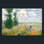 Cloude MonetのArgenteuil近くのポピー畑 フォトプリント<br><div class="desc">Poppy Fields near Argenteuil by Claude Monet,  1875，キャンバス上の油</div>
