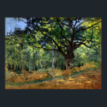 Cloude Monet The Bodmer Oak, Fontainebleau Forest ポスター<br><div class="desc">Fontainebleau Forestのオーク材の木で、Claude Monet絵を描による。</div>