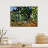 Cloude Monet The Bodmer Oak, Fontainebleau Forest ポスター (キッチン)