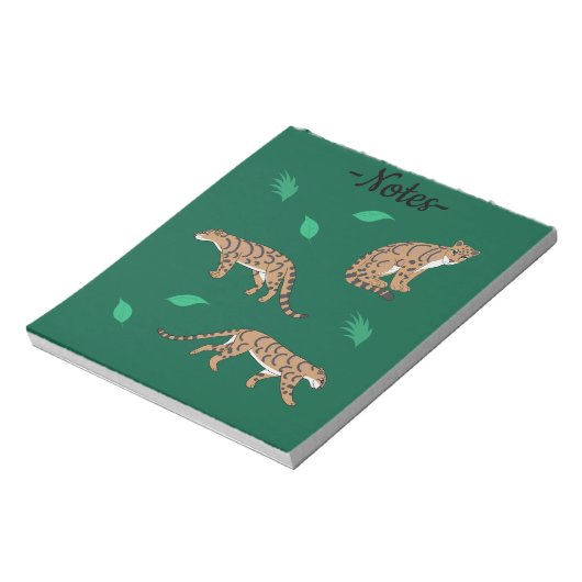 Clouded Leopard ノートパッド (回転)