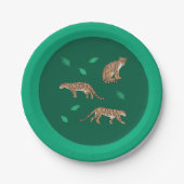 Clouded Leopard ペーパープレート (正面)