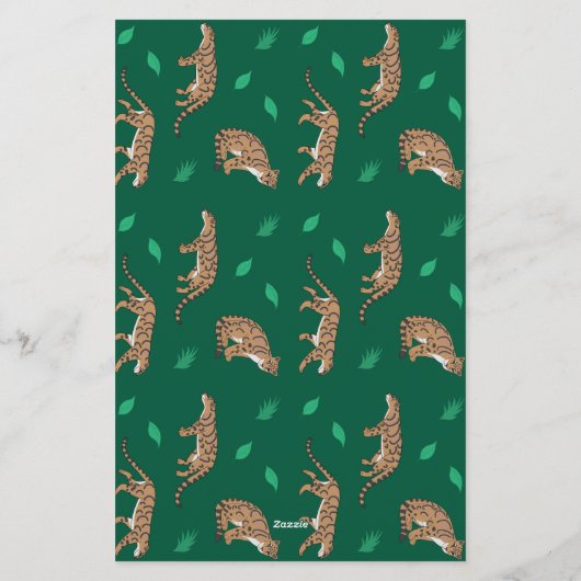 Clouded Leopard 便箋 (裏面)