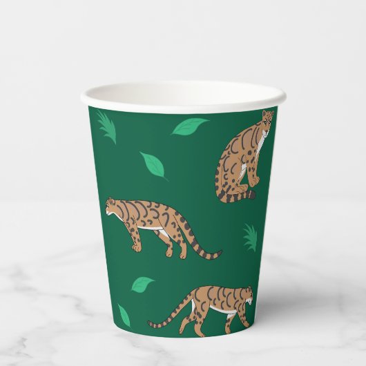 Clouded Leopard 紙コップ (裏面)