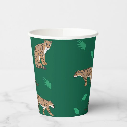 Clouded Leopard 紙コップ (左)