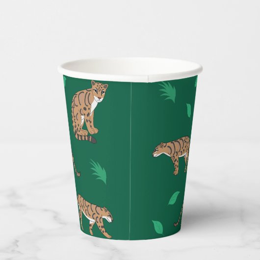 Clouded Leopard 紙コップ (右)