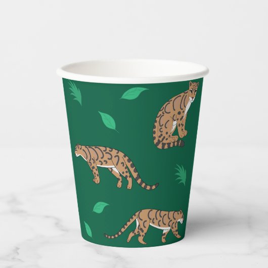 Clouded Leopard 紙コップ (正面)