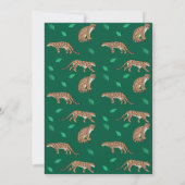 Clouded Leopard Thank you Card 招待状 (裏面)