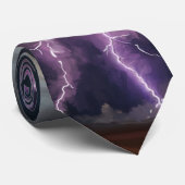 Clouded lightening storm ネクタイ (ロール)