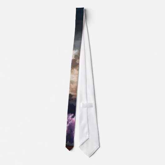 Clouded lightening storm ネクタイ (裏面)