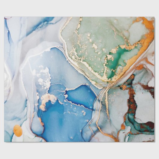 Cloudsマクロ。空の色と白の色の汚れ。Tr ラッピングペーパー (フラット)