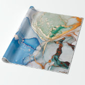 Cloudsマクロ。空の色と白の色の汚れ。Tr ラッピングペーパー (アンロールド)