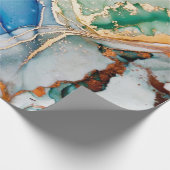 Cloudsマクロ。空の色と白の色の汚れ。Tr ラッピングペーパー (角)