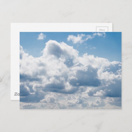 clouds-388922美しい空の自然ブルーホワイトクロウ ポストカード (正面/裏面)