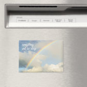 Clouds and rainbow, dreamy and optimistic  マグネット (インサイチュ (食洗機))