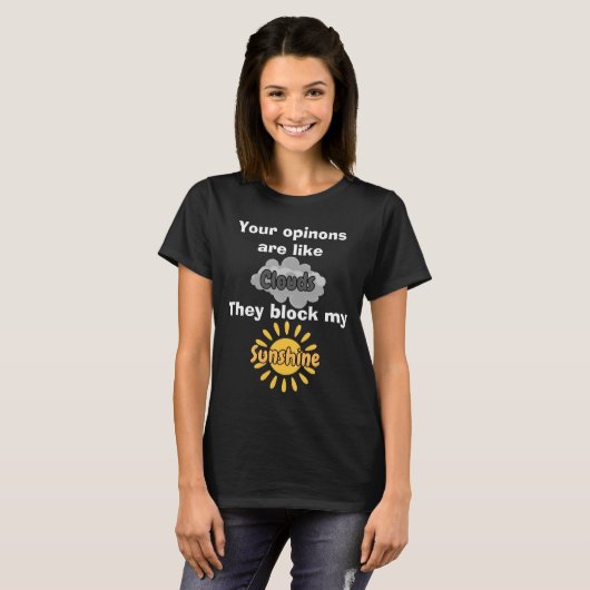 Clouds and Sunshine Tシャツ (正面フル)