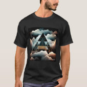 Clouds and Triangles 2 Tシャツ (正面)