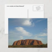 Clouds at Ayers Rock ポストカード (正面/裏面)