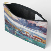 Clouds Building Painting / Artist Larry Lerew アクセサリーポーチ (見開き)