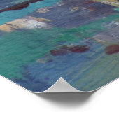 Clouds Building Painting / Artist Larry Lerew ポスター (角)