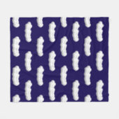 clouds Fleece Blanket フリースブランケット (正面(横))