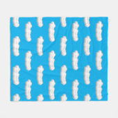 clouds Fleece Blanket フリースブランケット (正面(横))