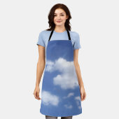 clouds in blue sky  エプロン (着用した状態)