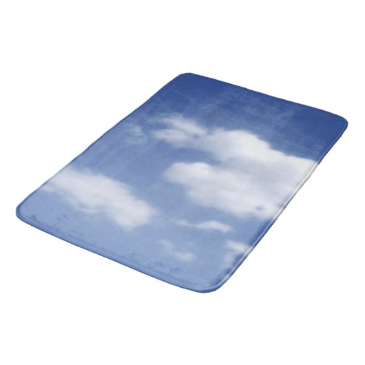 clouds in blue sky bath mat バスマット (アングル)