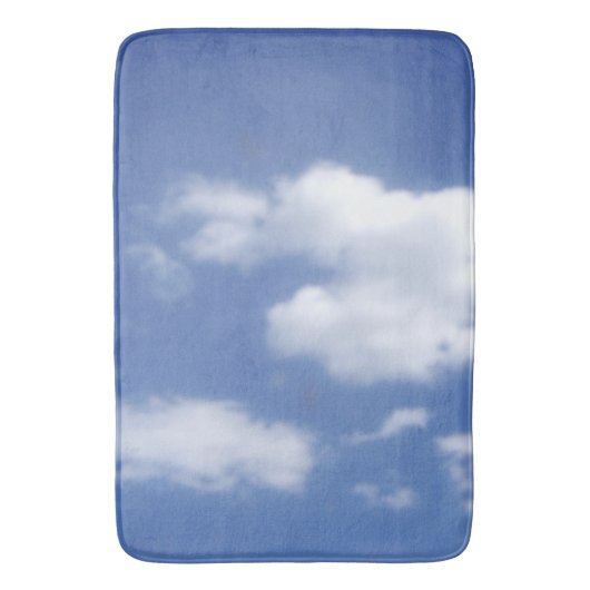 clouds in blue sky bath mat バスマット (正面縦)