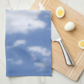 clouds in blue sky kitchen towel set キッチンタオル (四つ折り)