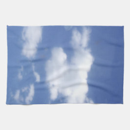 clouds in blue sky kitchen towel set キッチンタオル