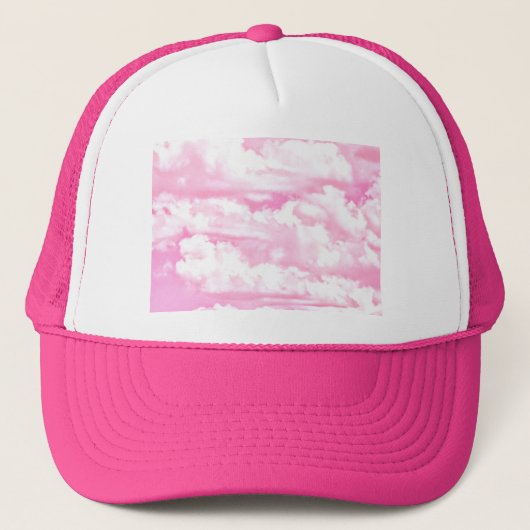 Clouds in Pink Decor キャップ (正面)