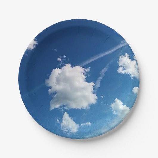 Clouds, in the light  ペーパープレート (正面)