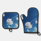 Clouds in the light 鍋つかみ&鍋敷きセット (正面)