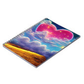 Clouds Journalのハート ノートブック (左側)