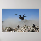 Clouds of dust kicked up by the rotor wash ポスター (正面)