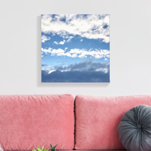 Clouds on Canvas Wall Art キャンバスプリント (インサイチュ (リビング))
