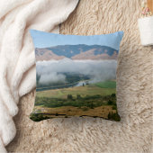 Clouds Over Flathead River クッション (ブランケット)