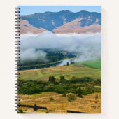 Clouds Over Flathead River ノートブック (正面)