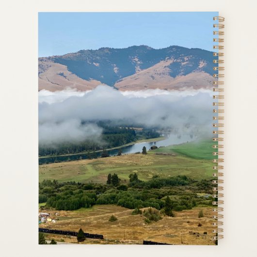 Clouds Over Flathead River プランナー手帳 (裏面)