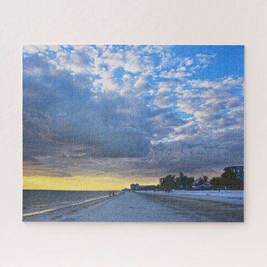 Clouds over Fort Myersビーチ(フロリダ州) ジグソーパズル (横)