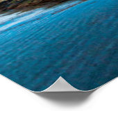 Clouds over lighthouse near Ushuaia, Argentina ポスター (角)