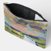 Clouds Over Marsh Painting / Artist Larry Lerew アクセサリーポーチ (見開き)