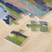 Clouds Over Marsh Painting / Artist Larry Lerew ジグソーパズル (側面)