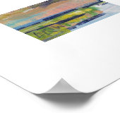 Clouds Over Marsh Painting / Artist Larry Lerew ポスター (角)