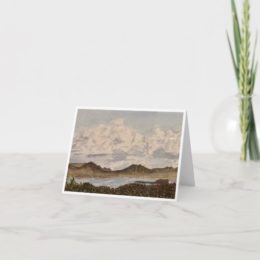 Clouds Over Mono Lake Greeting Card カード (正面)