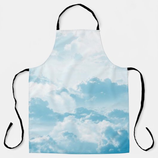 Clouds sky cartoon vector images エプロン (正面)