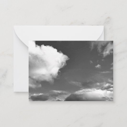 Clouds Sky Outdoor Photography Note Cards ノートカード (正面)